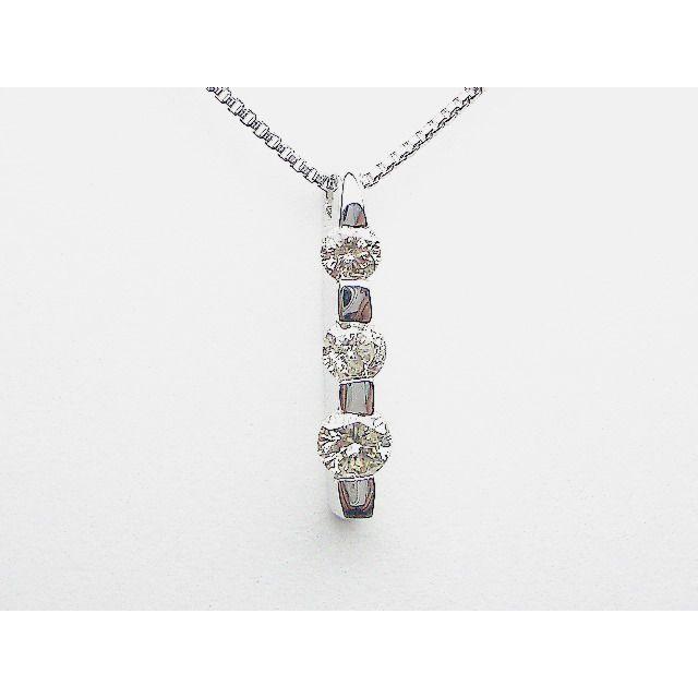K18WG ホワイトゴールド ダイヤモンド ペンダント ネックレス｜alljewelry｜02