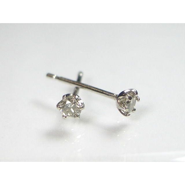 K10WG ホワイトゴールド ダイヤモンド ピアス : オールジュエリー