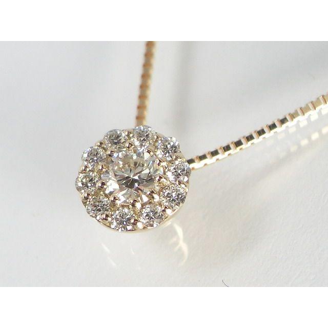 K18PG　ピンクゴールド ダイヤモンド ペンダント ネックレス｜alljewelry｜03