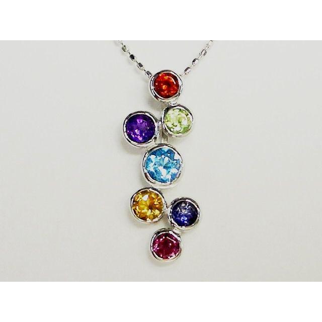 K18WGマルチ ペンダントアミュレット ネックレス 【送料無料】