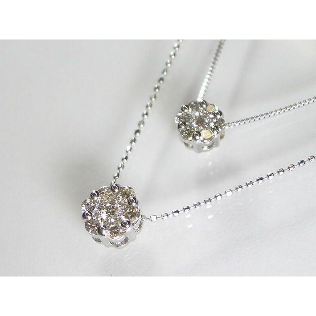 K18WGダイヤ ペンダント ネックレス｜alljewelry｜03