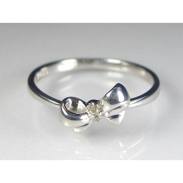 つやつやリボンK10WGダイヤ リング |  | 03