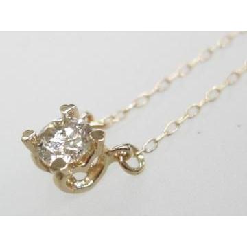 K18PG　ピンクゴールド ダイヤモンド ペンダント ネックレス｜alljewelry