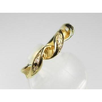 【売り切りお値下げ】 K18YG イエローゴールド ダイヤモンド リング 【KU1482146306】(51714円)