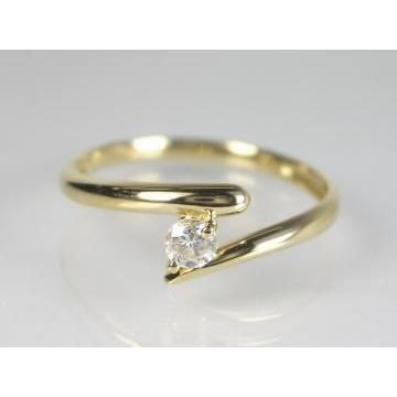 K18YG イエローゴールド ダイヤモンド リング