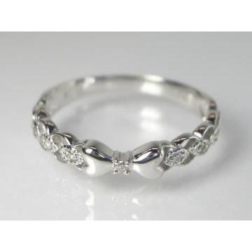 K18WG ホワイトゴールド ダイヤモンド リング｜alljewelry
