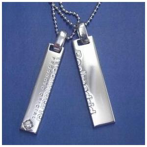SV シルバー キュービックペア ペンダント ネックレス