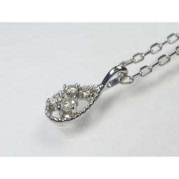 K10WG ホワイトゴールド ダイヤモンド ペンダント ネックレス｜alljewelry｜03