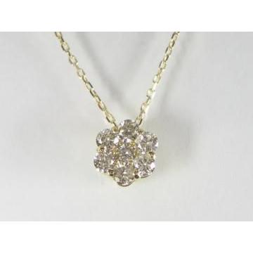 K18YG イエローゴールド ダイヤモンド ペンダント ネックレス｜alljewelry