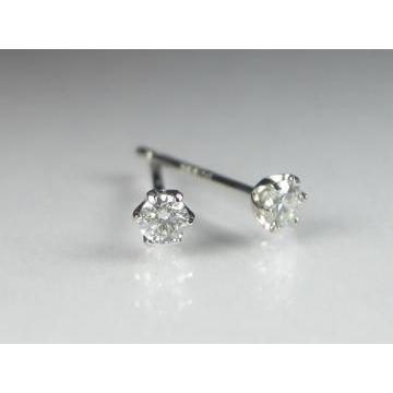 Ptダイヤスタッド ピアス 0.10ct｜alljewelry｜02