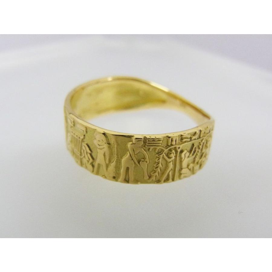 K18　エジプトリング　YG エジプト模様 K18 リング : オールジュエリー - 通販 - Yahoo!ショッピング