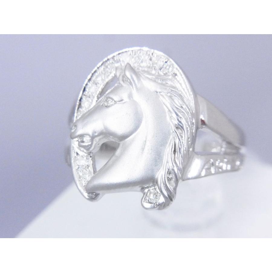 0.11CTダイヤモンド　馬のリング｜alljewelry