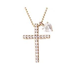 ３wayクロス ネックレス （ＰｉｎｋＧコーティング）｜alljewelry｜02