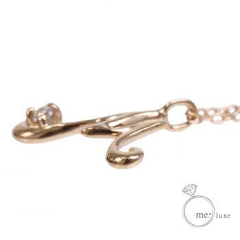 me.ダイヤ/イニシャル ネックレス M｜alljewelry｜05