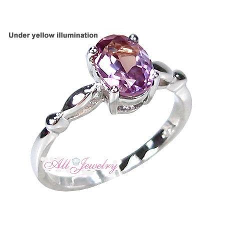 シンプル一粒 アレキサンドライト Corundum - 8x6mm Oval リング 【誕生石6月】【即納】｜alljewelry｜03