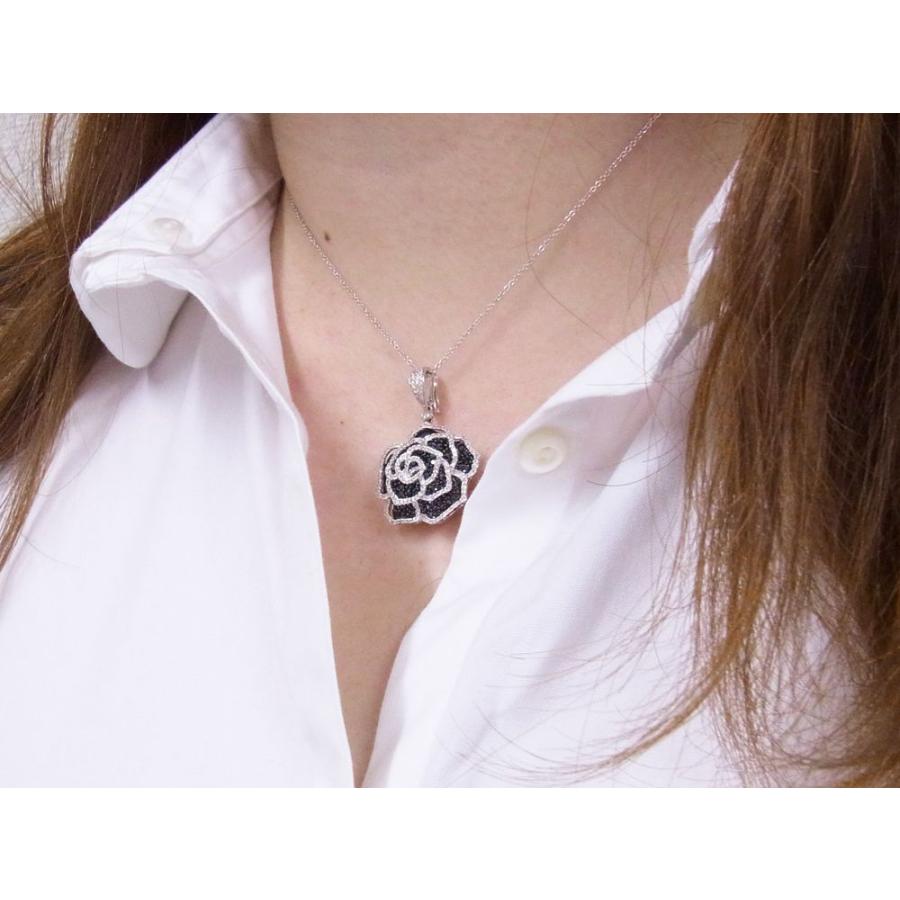 【正規品】 1.75CTブラックダイヤ＆0.42CTホワイトダイヤ ペンダントトップ 【H2897224116】(101088円)