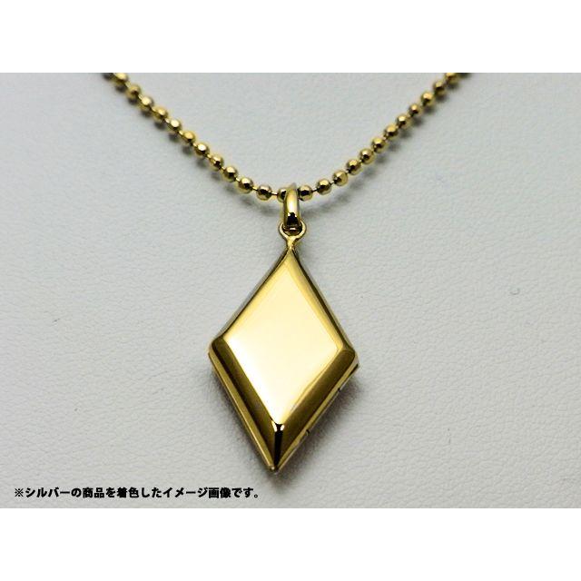 ロケットペンダント ペンダント トップ １８金イエローゴールド 菱型[小]_4