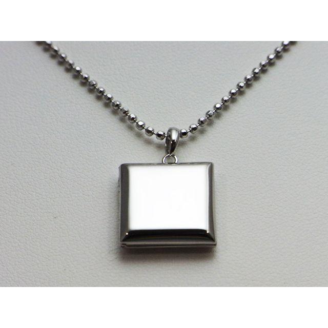 ロケットペンダント ペンダント トップ シルバー 四角型[小]