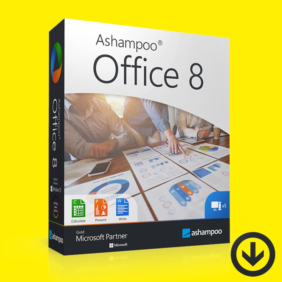Office互換ソフト Ashampoo Office 永久ライセンス PC5台  日本語対応 Windows版