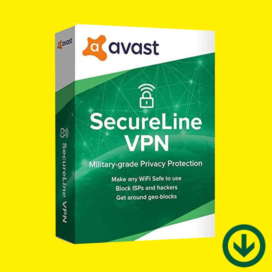 アバスト セキュアライン VPN (2年/10台版) Win/Mac/iOS/Android対応 [オンラインコード版] Avast