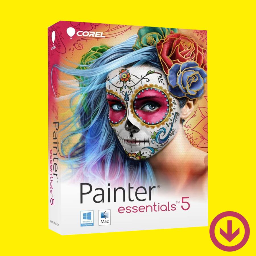 Corel Painter Essentials 5 通常版 [ダウンロード版] Windows/Mac対応 永続ライセンス 日本語 [旧製品]｜allkeyshopjapan