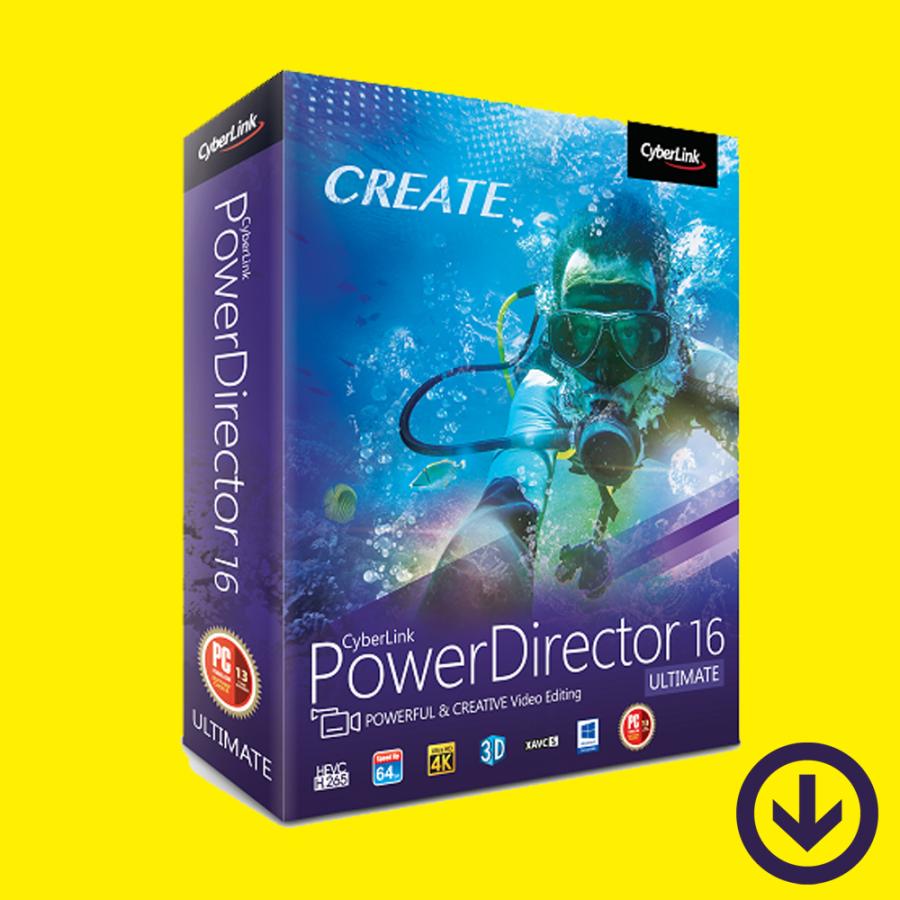 PowerDirector 16 Ultimate【ダウンロード版】永続ライセンス Windows