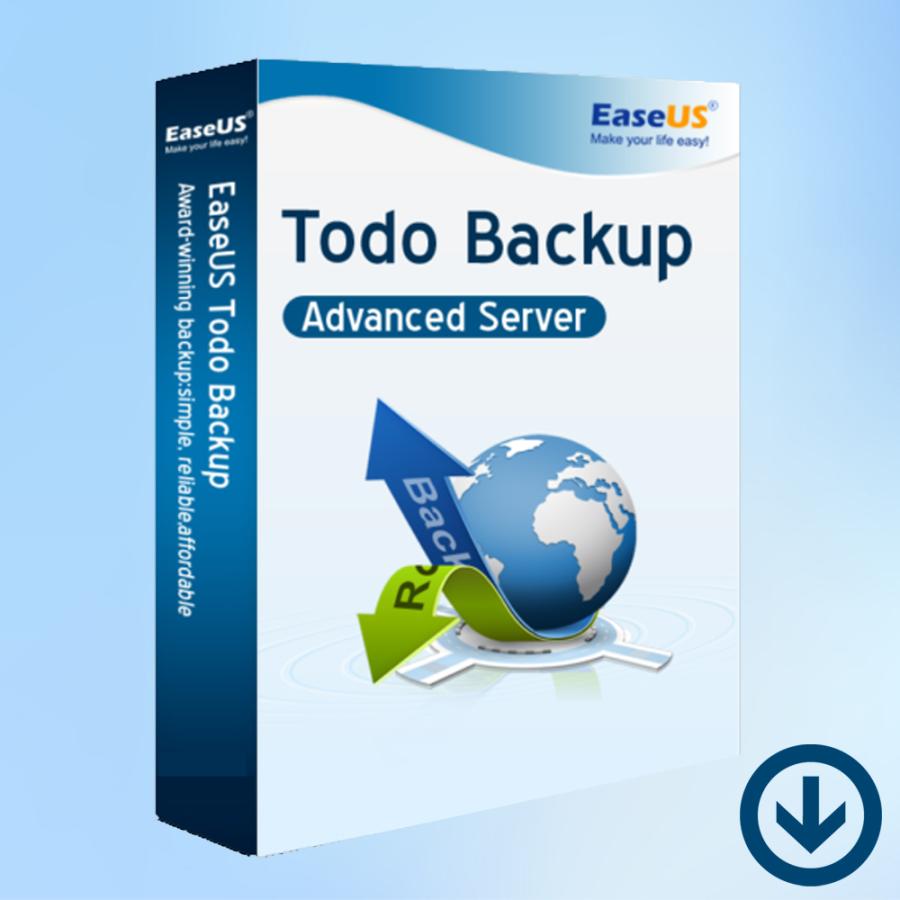 EaseUS Todo Backup Advanced Server 最新版 永久ライセンス [ダウンロード版] / データ復旧のプロが選ぶ ...