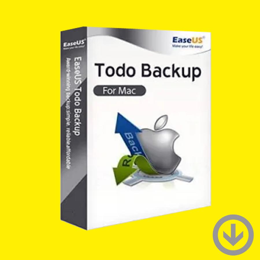 EaseUS Todo メール便不可 Backup for Mac 【25％OFF】 ダウンロード版 永久ライセンス 素早くMac上の大事なデータをバックアップしよう 3.6.0