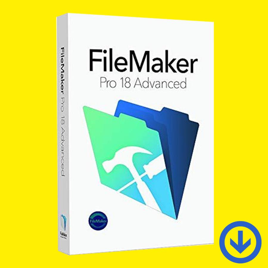 FileMaker Pro 18 Advanced【ダウンロード版】永続ライセンス Mac・Windows対応 / 日本語版 クラリス・ジャパン