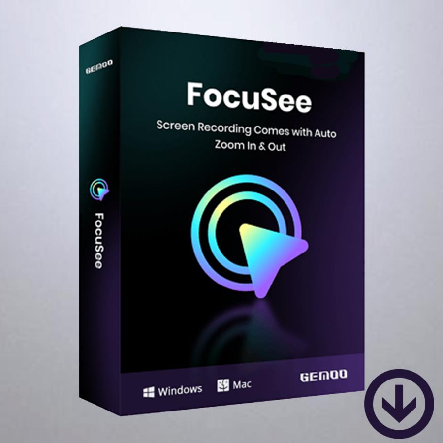 FocuSee 永久ライセンス 2台版 Windows/Mac対応 [ダウンロード版