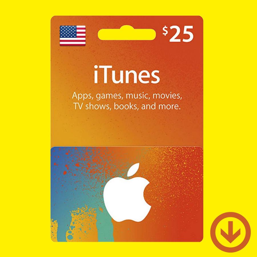 コード通知】iTunes Card $25 / アイチューンズ ギフトカード 25ドル【北米/アメリカ版】 :iTunes-25usd:ALL KEY SHOP JAPAN - 通販 - Yahoo!ショッピング