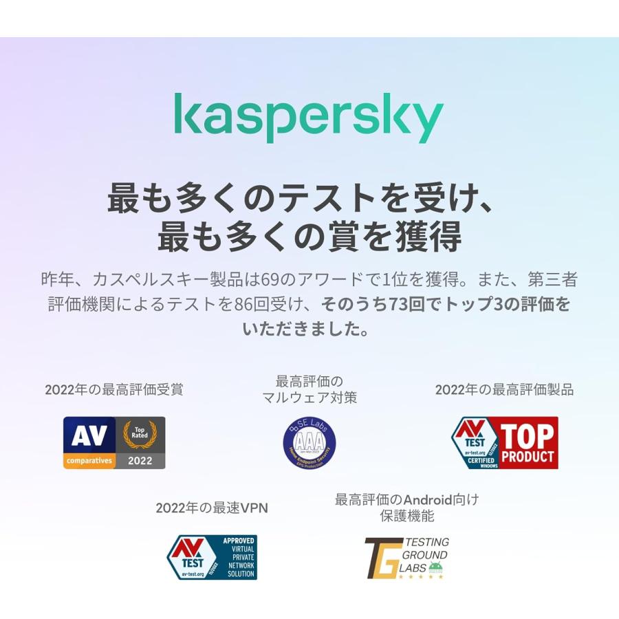 カスペルスキー プラス (3年5台版) [ダウンロード版] Windows/Mac/Android/iOS対応 / Kaspersky Plus 最新版｜allkeyshopjapan｜03
