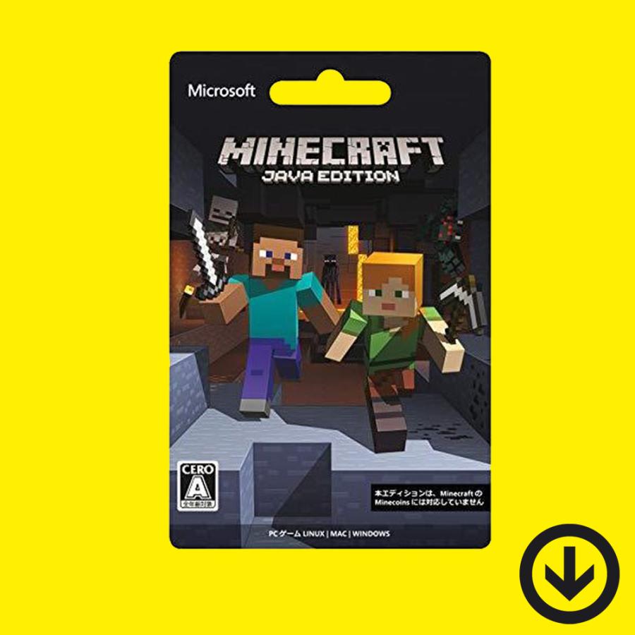 Minecraft Java Edition 格安店 限定モデル PC版 マインクラフト エディション