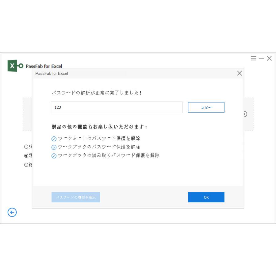 PassFab for Excel 最新版 - エクセル パスワード解除 [ダウンロード版] / Excelのワークブックやシートの保護を簡単かつ迅速に解除！｜allkeyshopjapan｜04