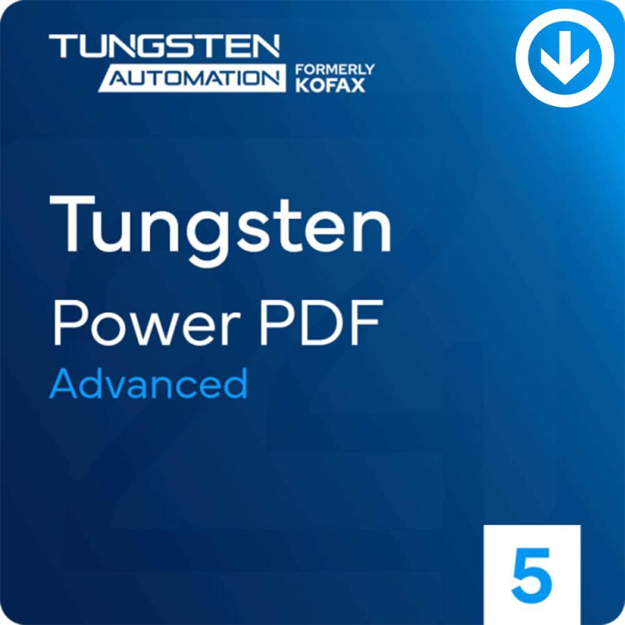 Tungsten Power PDF 5.1 Advanced Windows対応【ダウンロード版