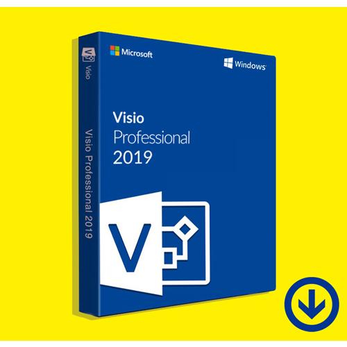 Visio Professional 2019 日本語 [ダウンロード版] 永続ライセンス / 1PC マイクロソフト｜allkeyshopjapan