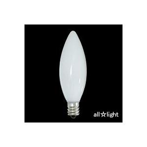 旭光電機工業 アサヒ 装飾電球（ローソク球） E12口金 C26