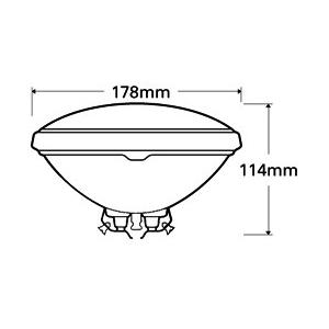 GE PAR LAMP 水中照明用 PAR56 12V 300W ネジ付