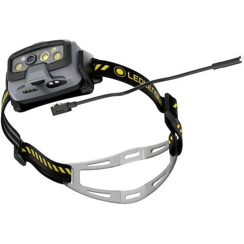 ＬＥＤＬＥＮＳＥＲ　ヘッドライト HFシリーズ HF8R Work 充電式 ハンズフリー 白色LED 3段階調光+赤色灯 IP68 1600lm 専用充電池内蔵　502802