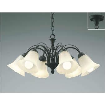 B］6灯 アンティーク シャンデリア KOIZUMI 白熱灯器具