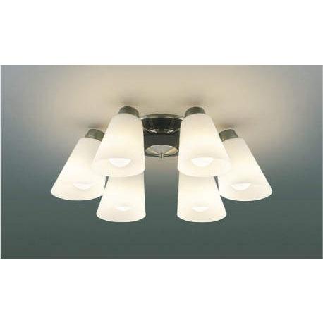 KOIZUMI　LEDシャンデリア　簡易取付式　白熱電球６０Ｗ×６灯相当　(ランプ付)　電球色　２７００Ｋ　AA42062L