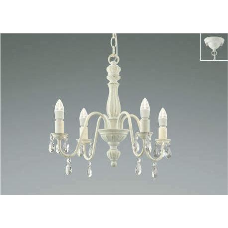 KOIZUMI　LEDシャンデリア　簡易取付式　白熱電球４０Ｗ×４灯相当　(ランプ付)　電球色　２７００Ｋ　AA42138L