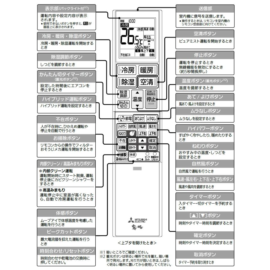 三菱電機（MITSUBISHI ELECTRIC） 三菱 ルームエアコン 霧ヶ峰用