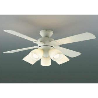 KOIZUMI　LEDインテリアファン　簡易取付式　LED３９．０Ｗ　(ランプ付)　電球色　２７００Ｋ　（専用リモコン付）　〜８畳　AM43211L