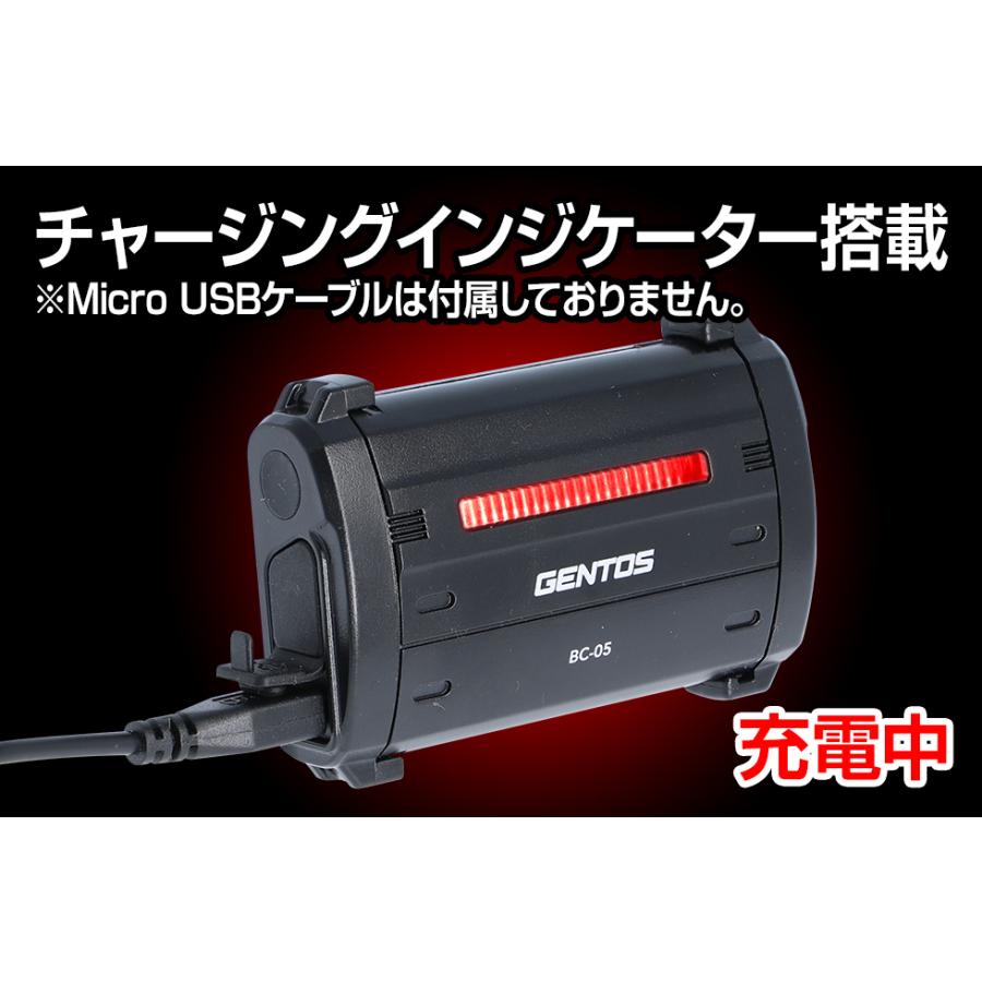 GENTOS 専用電池（GT-05SB)専用充電器 ※充電池別売 BC-05
