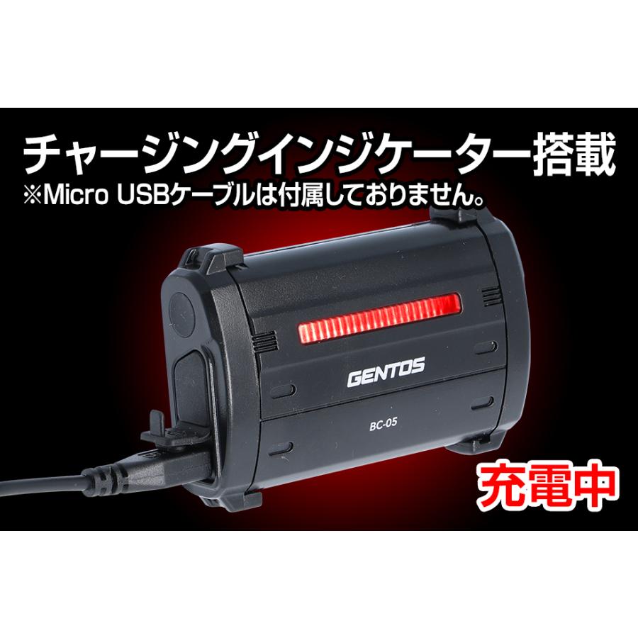 ＧＥＮＴＯＳ　専用電池（GT-05SB)専用充電器　※充電池別売　BC-05｜alllight｜03