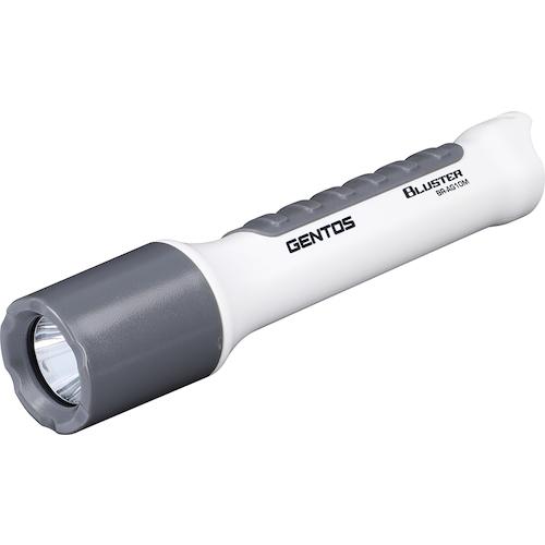 GENTOS BLUSTERシリーズ LEDフラッシュライト 懐中電灯 銀イオン抗菌加工 高輝度白色LED IP68 落下耐久10m ...