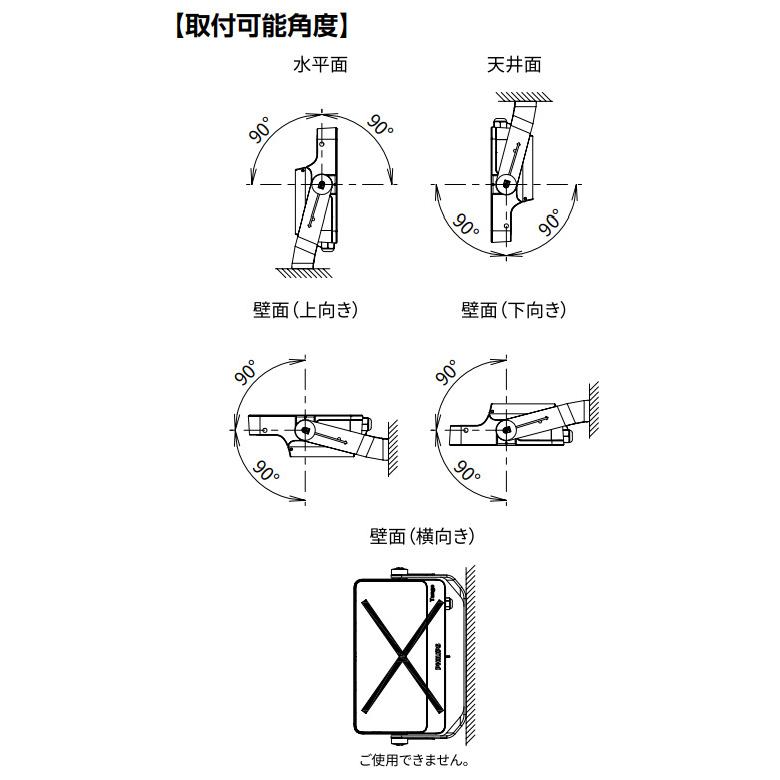 東芝　LED小形投光器 250W形メタルハライドランプ器具相当 中角タイプ 昼白色 本体:グレーイッシュブラック 重耐塩形 LED一体形　BVP431_130CWMB｜alllight｜03