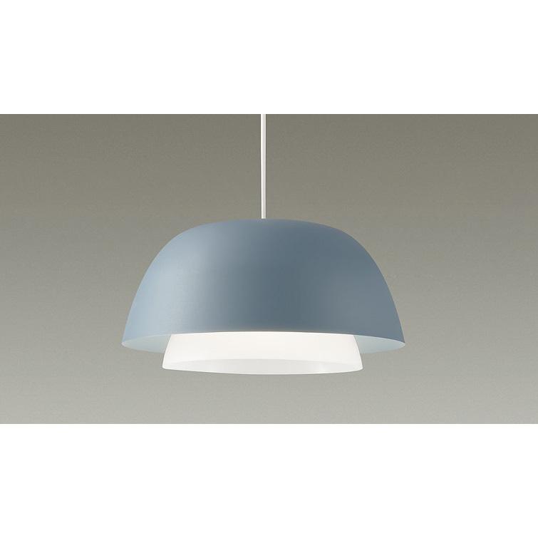 DAIKO　ＬＥＤ照明器具 天井照明 ペンダントライト ７Ｗ（Ｅ２６口金） 電球色 (ランプ付) 引掛シーリング取付 グレーブルー　DXL-81371