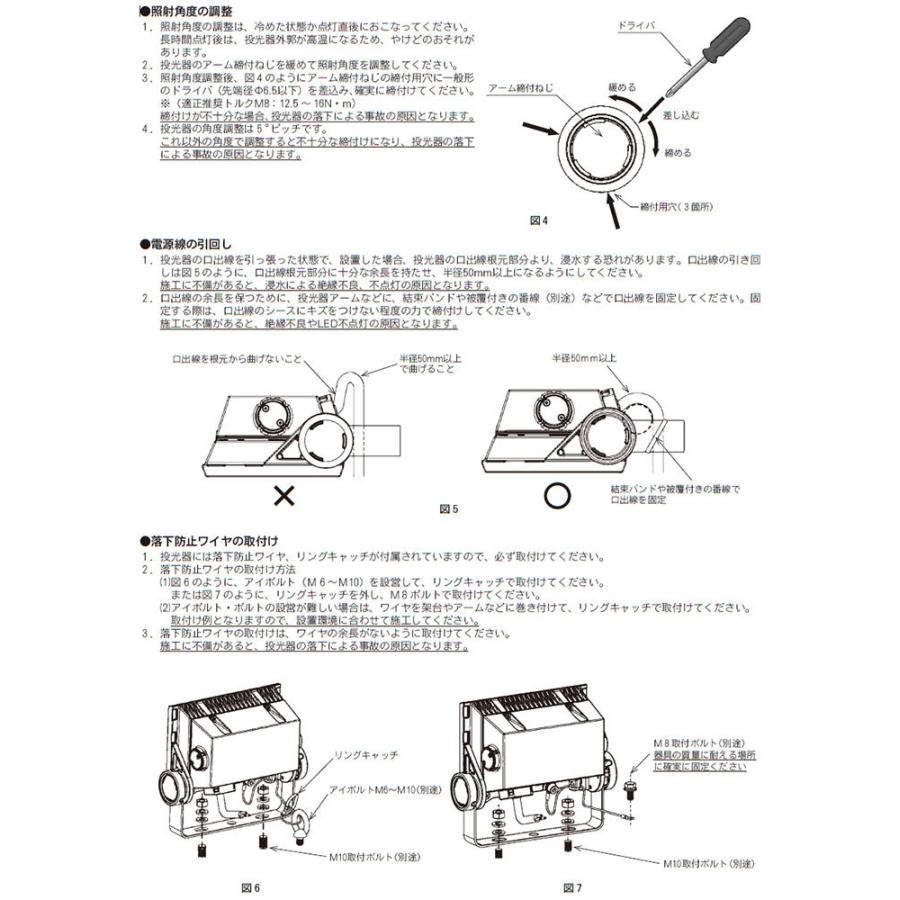 フラッド ネオ LED投光器 80クラス 狭角タイプ 昼白色タイプ 高演色 ホワイト LED一体形 耐塩塗装　ECF8041N/NSAN8/W 【リョウメンテープ】 ※受注生産品